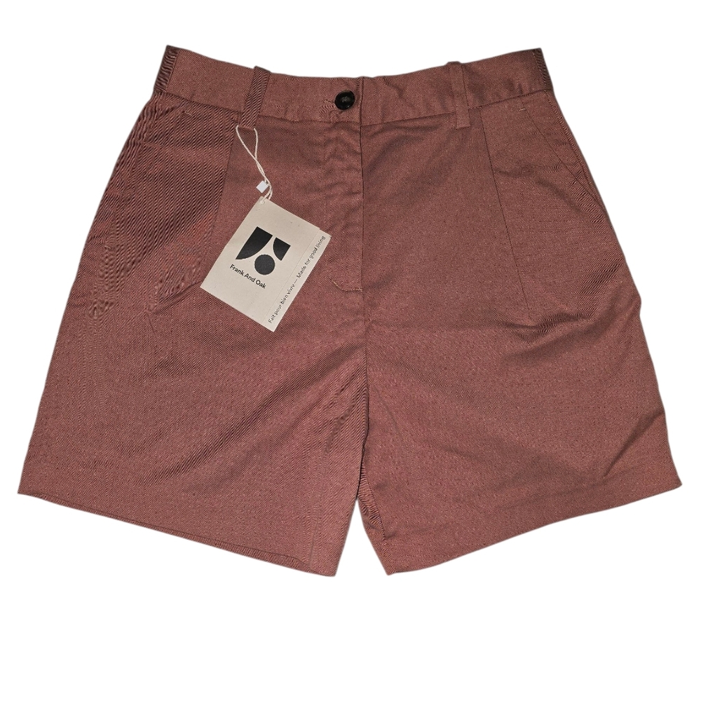 Frank & Oak Dusty Rose High-Waist Women's Shorts